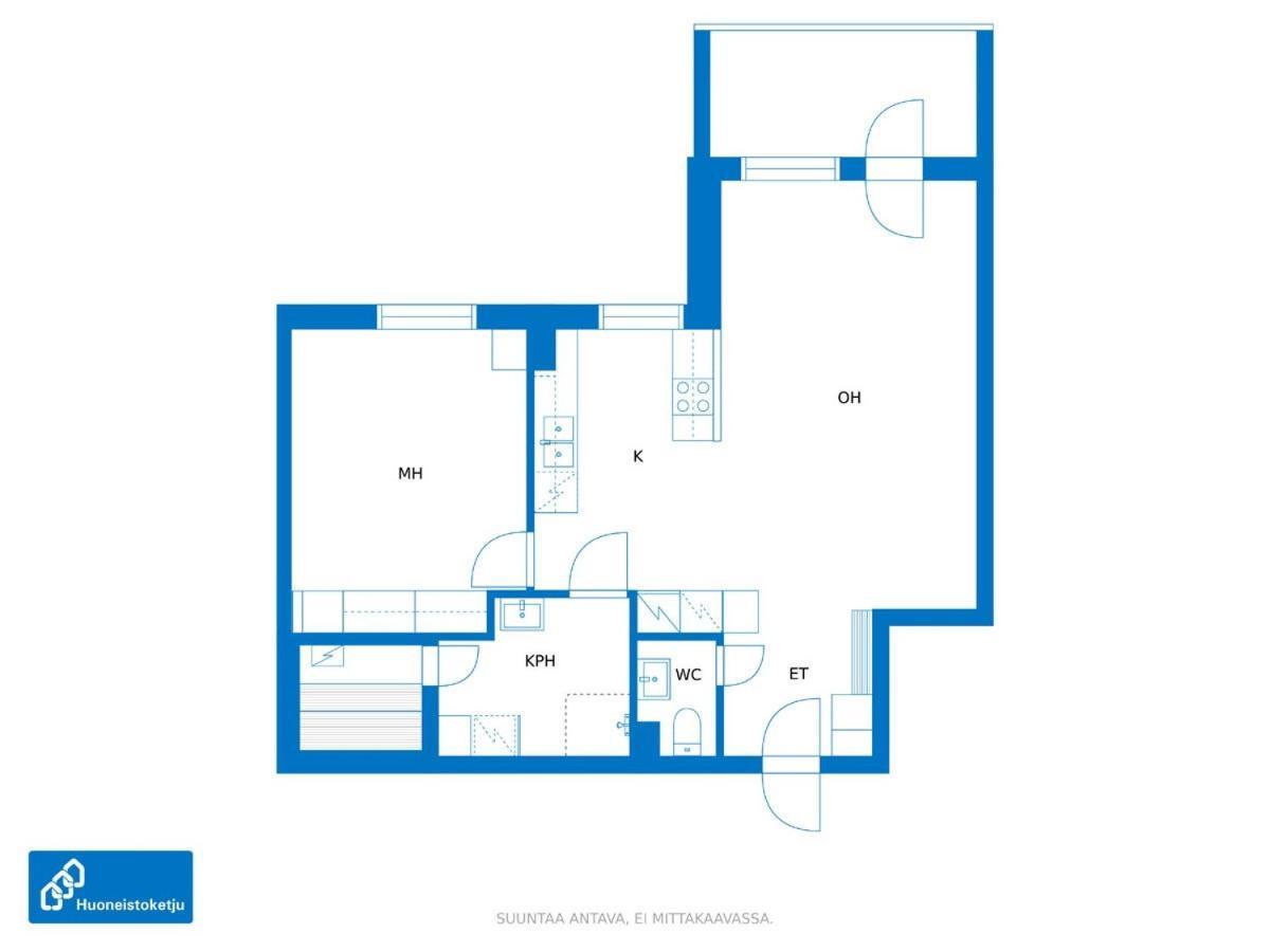 Apartament Gasthouse Oulu Zewnętrze zdjęcie